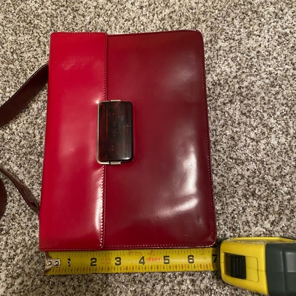 PRADA red hand bag - Picture 8 of 10